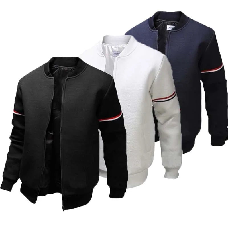 Long Sleeve Baseball Jacket – Classic Uniform Coat