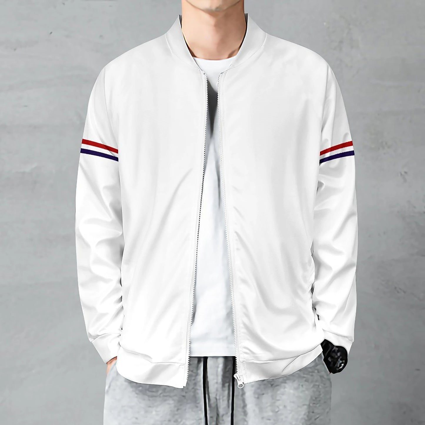 Long Sleeve Baseball Jacket – Classic Uniform Coat