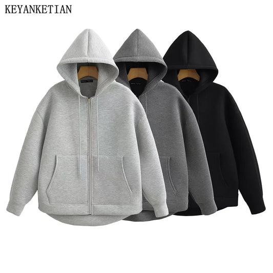 KEYANKETIAN Winter Zipper Hoodie