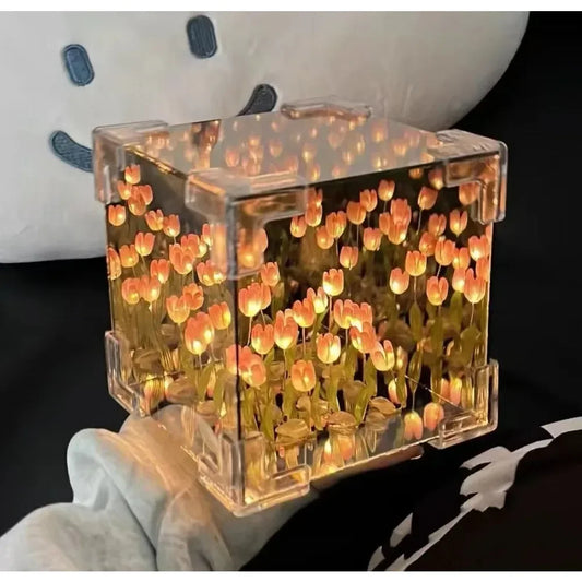 Three-Dimensional Tulip Flower Night Lamp